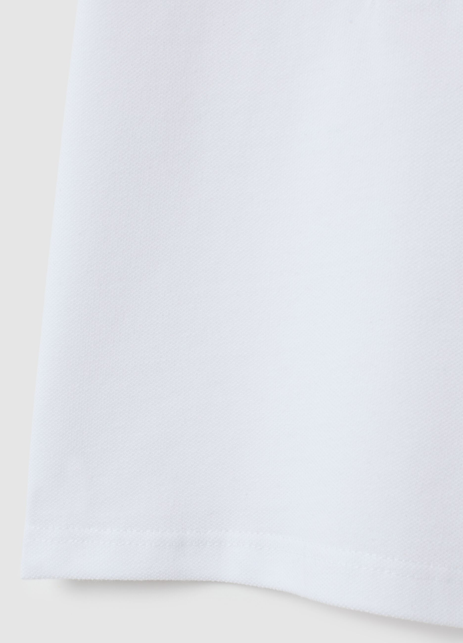 Children's pure cotton white polo regular fit