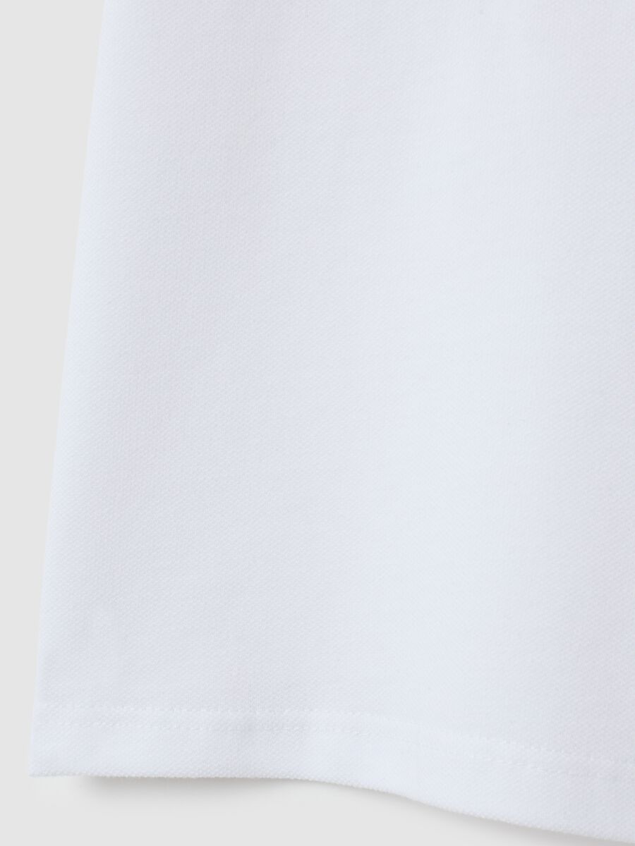 Children's pure cotton white polo regular fit_3