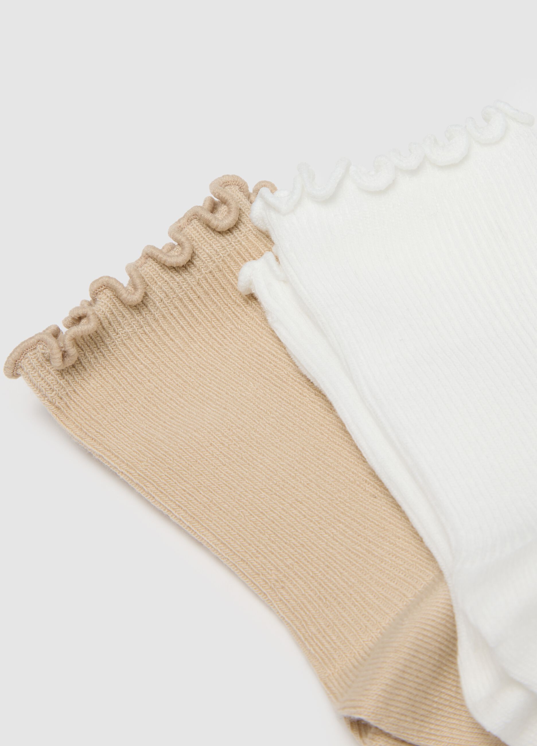 Girl's Multicolour Stretch Cotton Sock Tripack