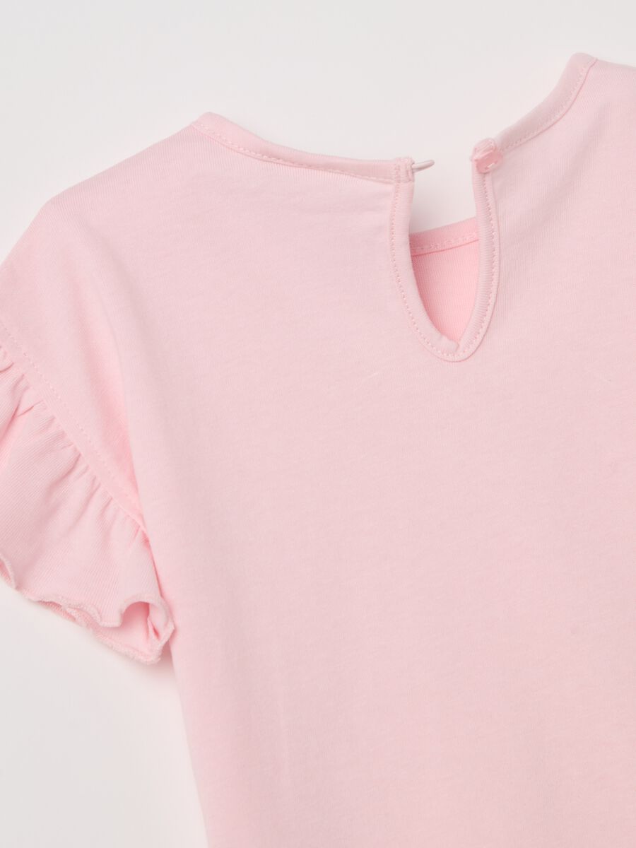 Jogging set in cotone con stampa gattina _2