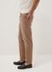 Brown denim jeans in stretch cotton, relaxed fit_3