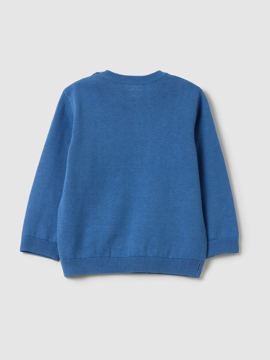 Blue pure cotton children's jumper_1