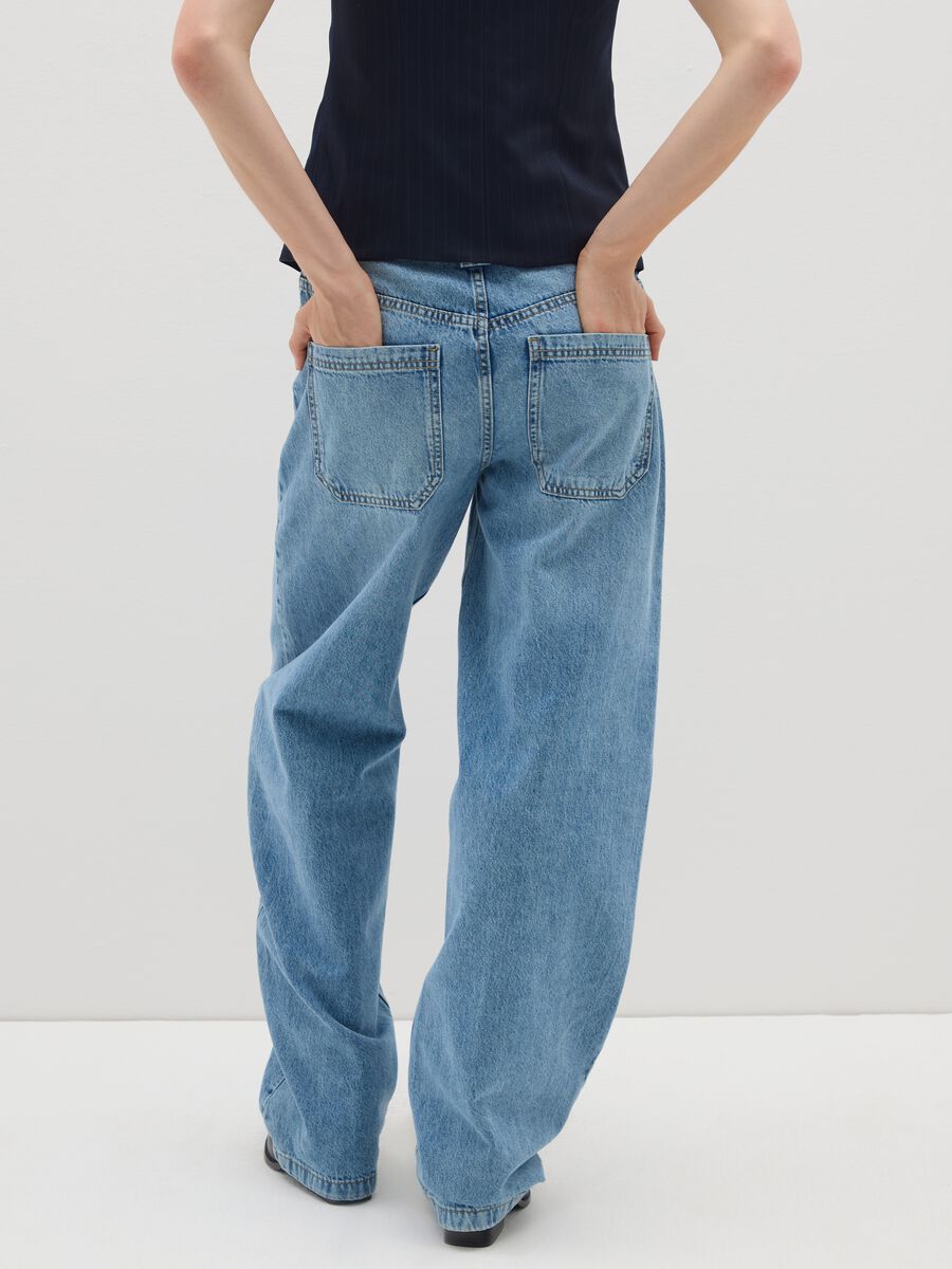 Jeans in puro cotone denim skater_2
