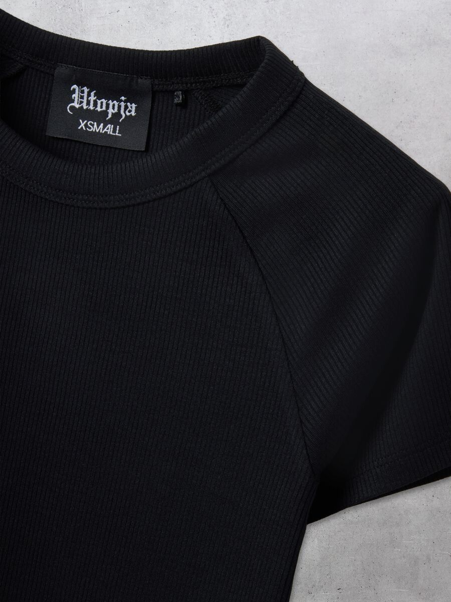 Ribbed Perfect T-shirt Black_5
