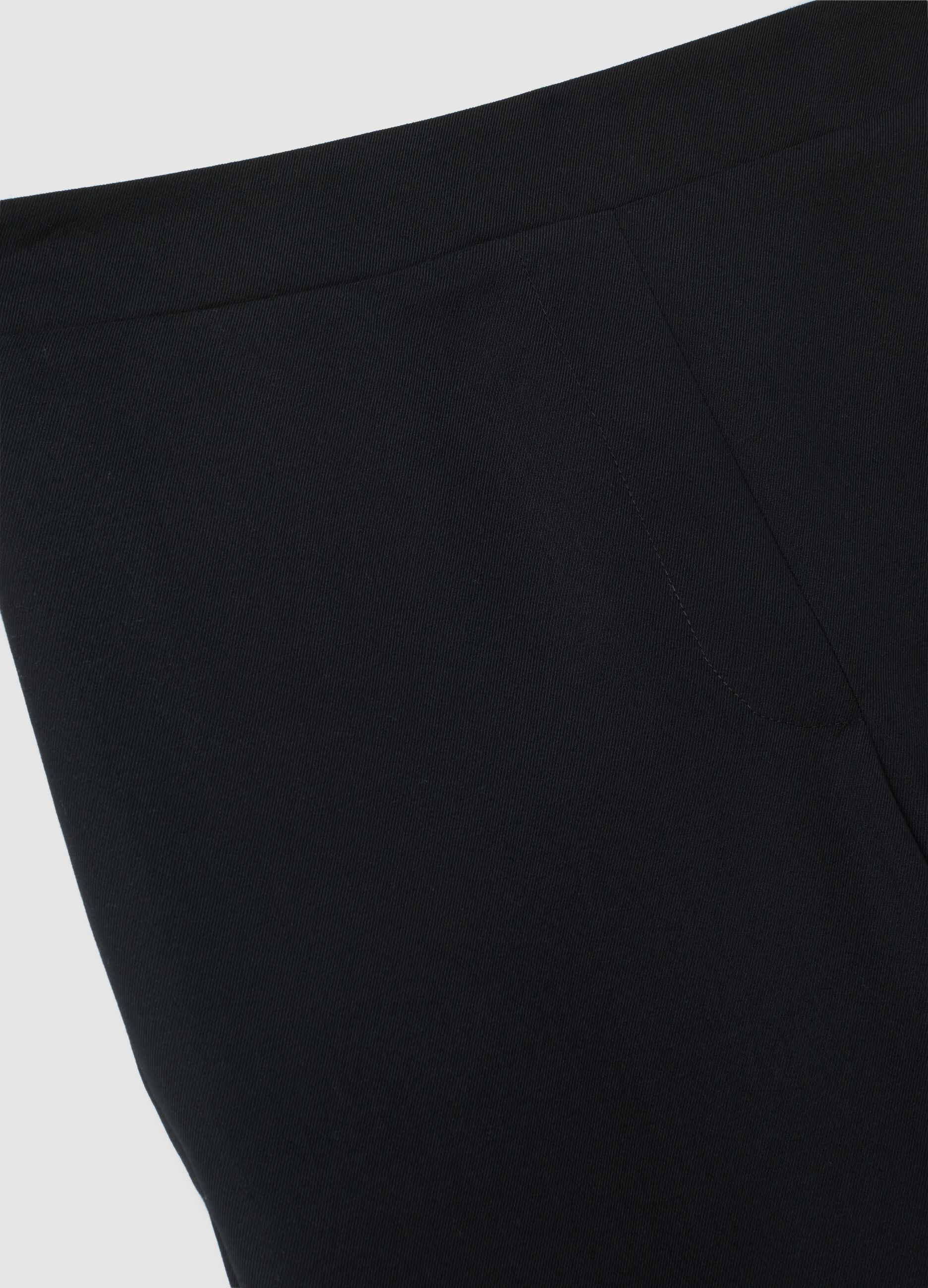 Black Slim Fit Trousers Mix
