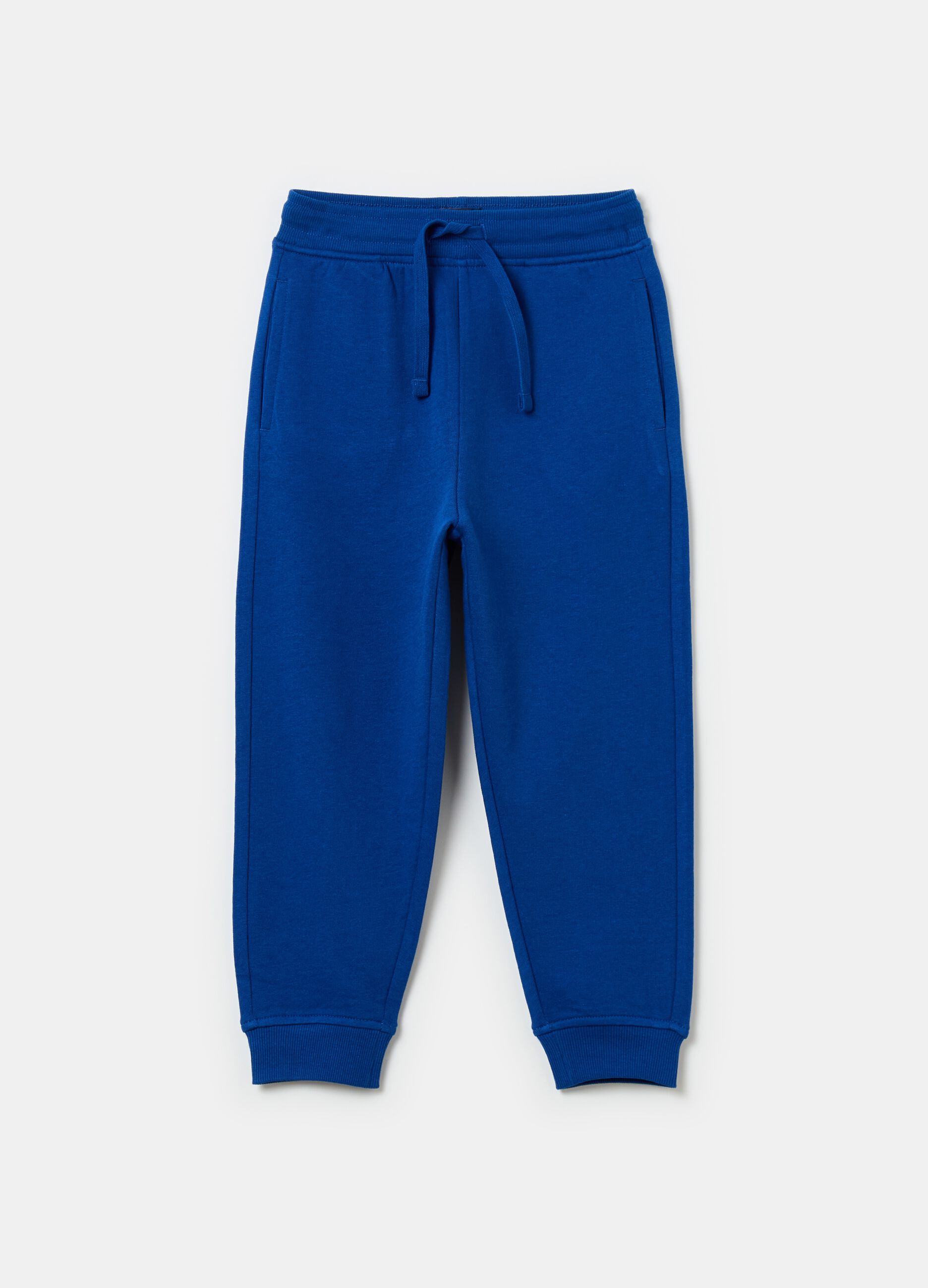 Cotton joggers with drawstring