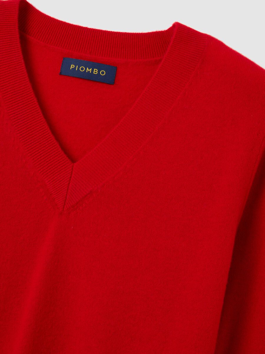 Maglione rosso in lana_5