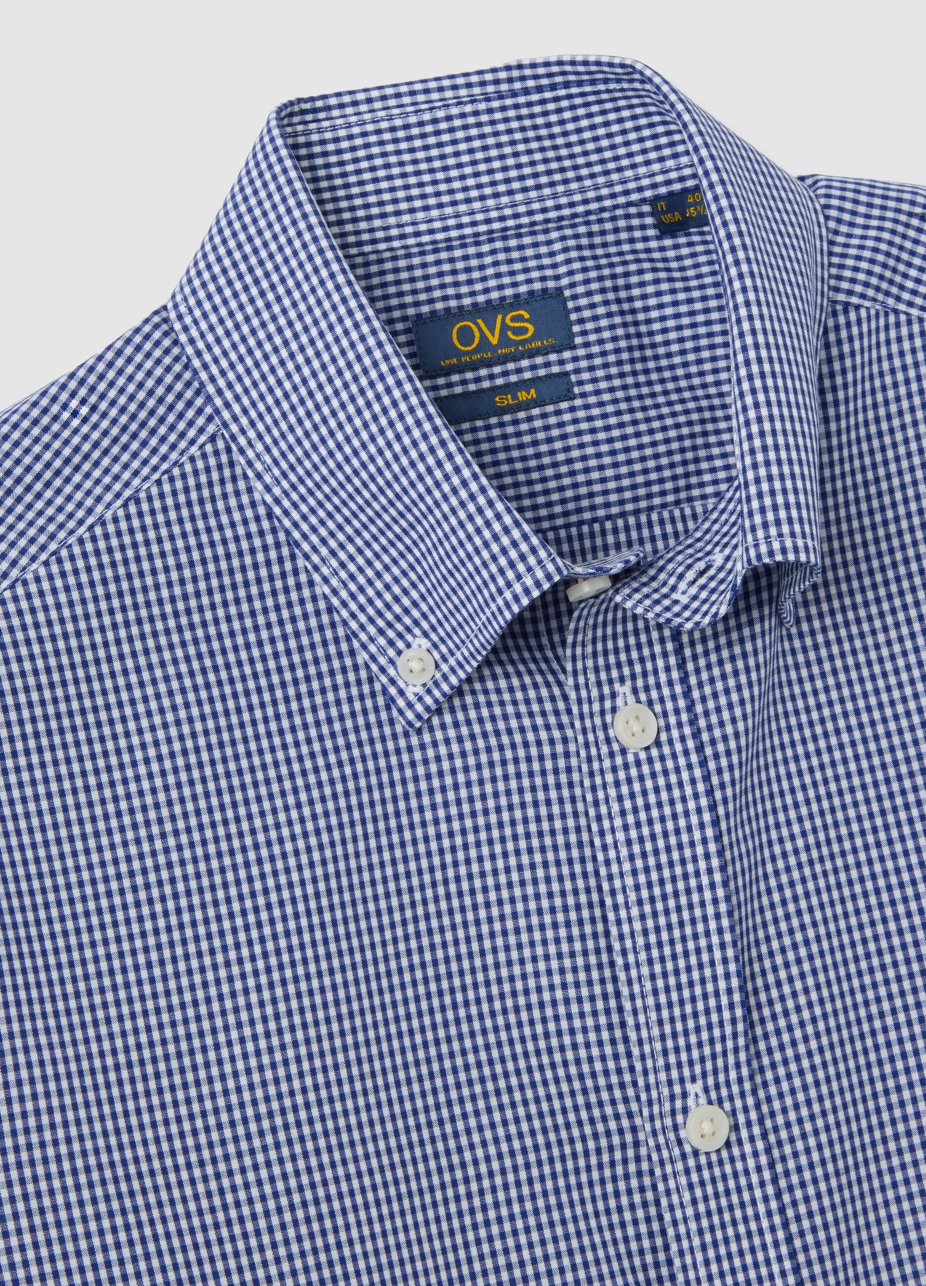 Slim Fit Blue Shirt