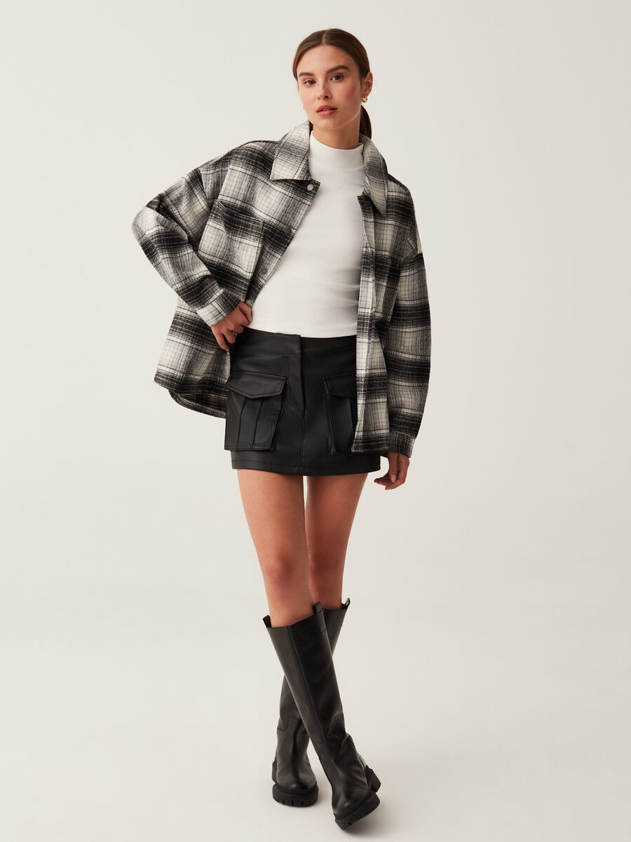 Shacket oversize in flanella fantasia check_1