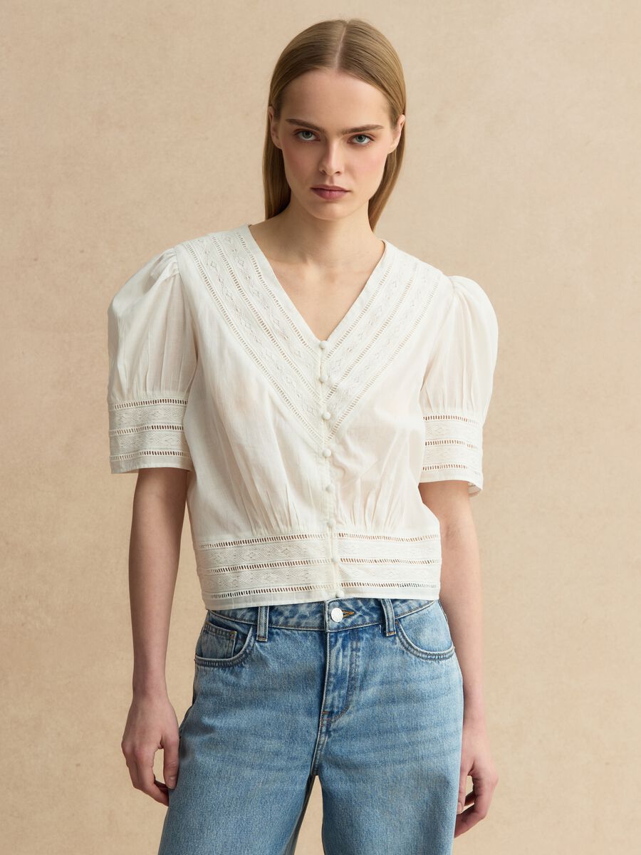 White pure cotton shirt_1