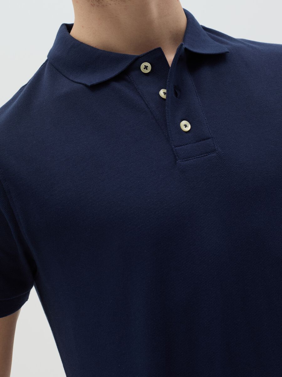 Polo shirt in organic cotton piquet_2