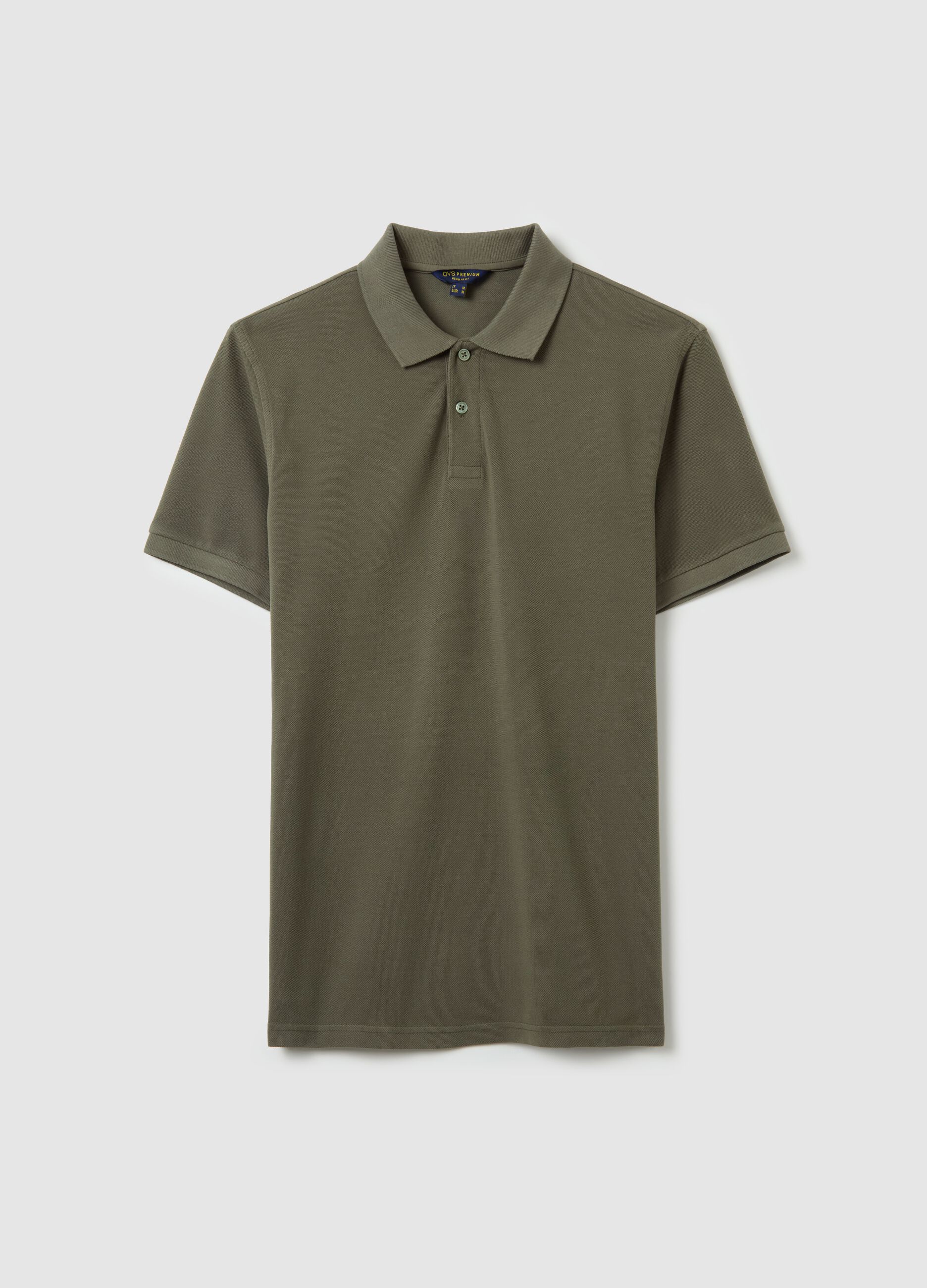 100% cotton piqué polo shirt