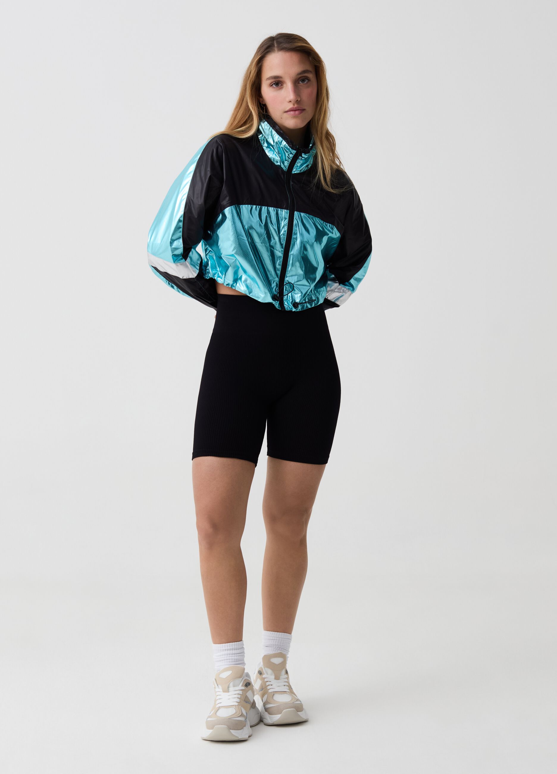 B.ANGEL FOR THE SEA BEYOND stretch biker leggings