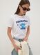 White pure cotton T-shirt with Stitch print, regular fit_0