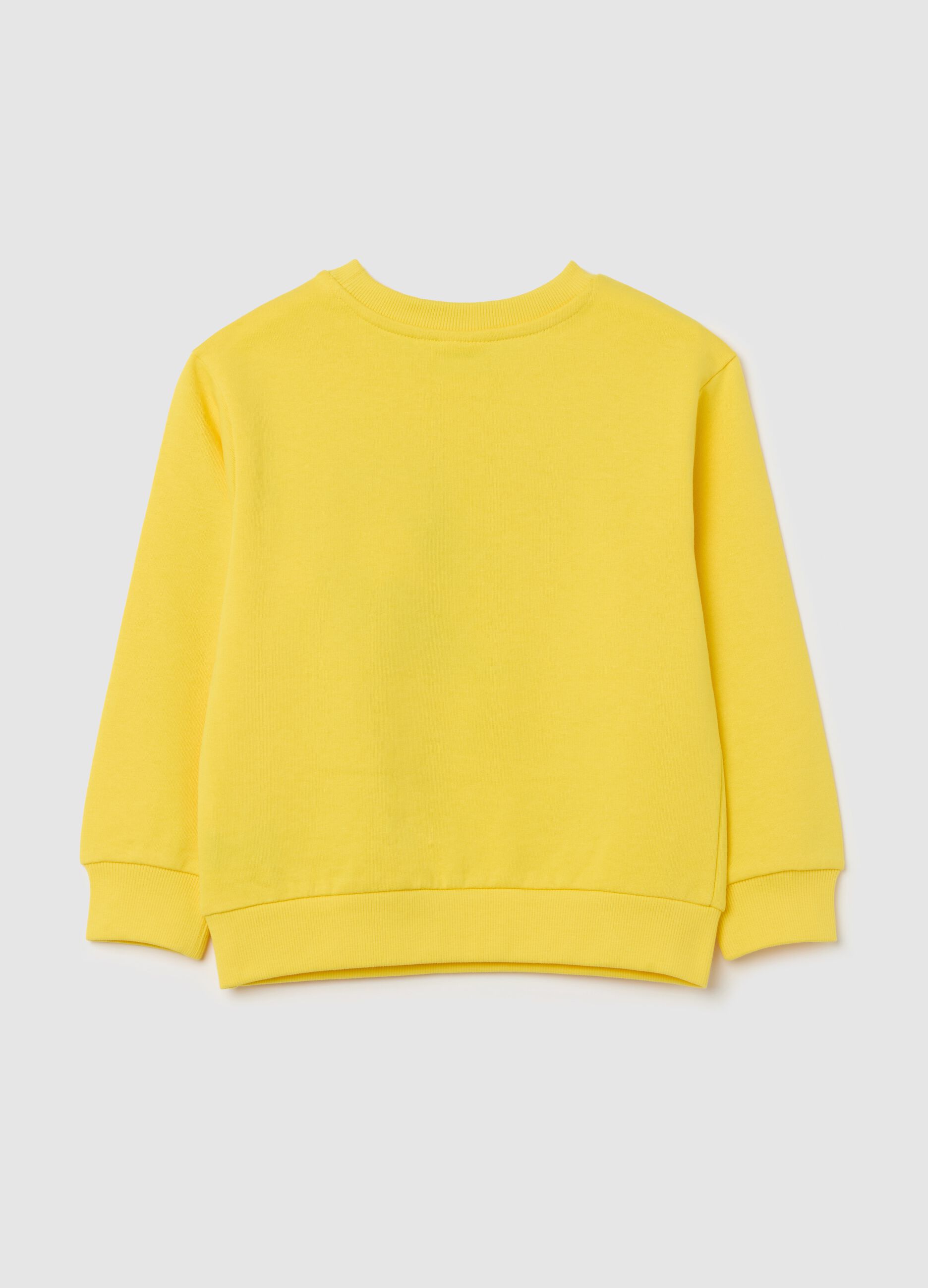 French terry sweatshirt with Sonic print