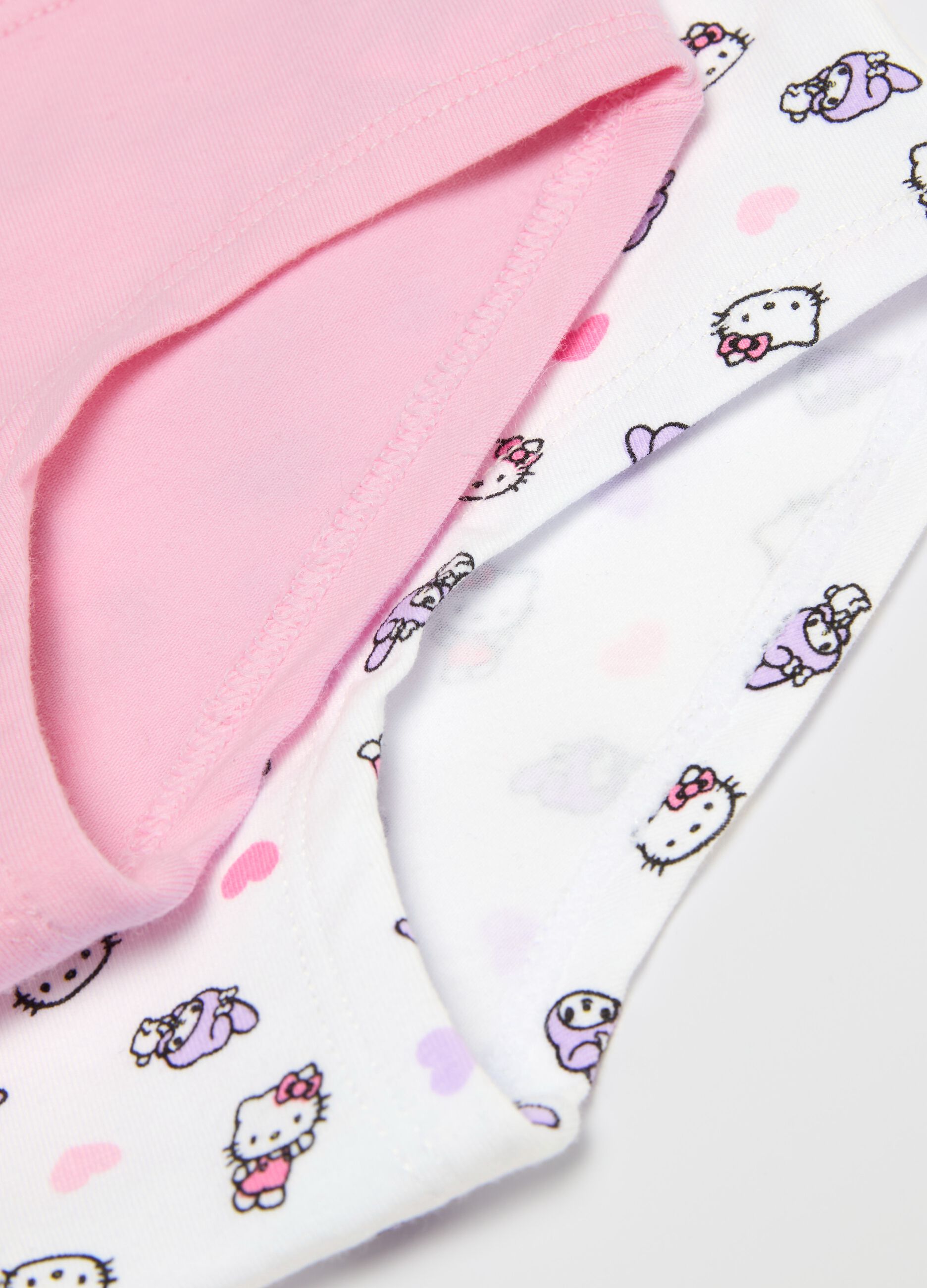 Two-pack Hello Kitty stretch cotton knicker shorts