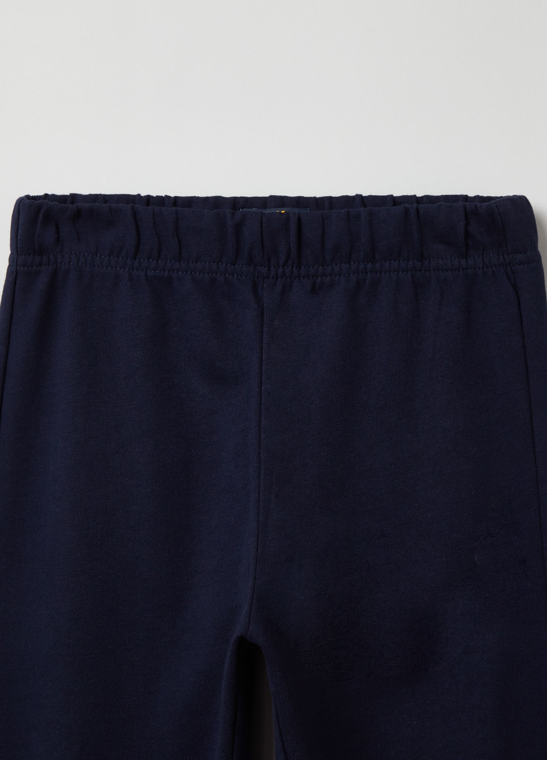Joggers in felpa con profili elasticati