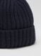 Blue pure cashmere hat_2