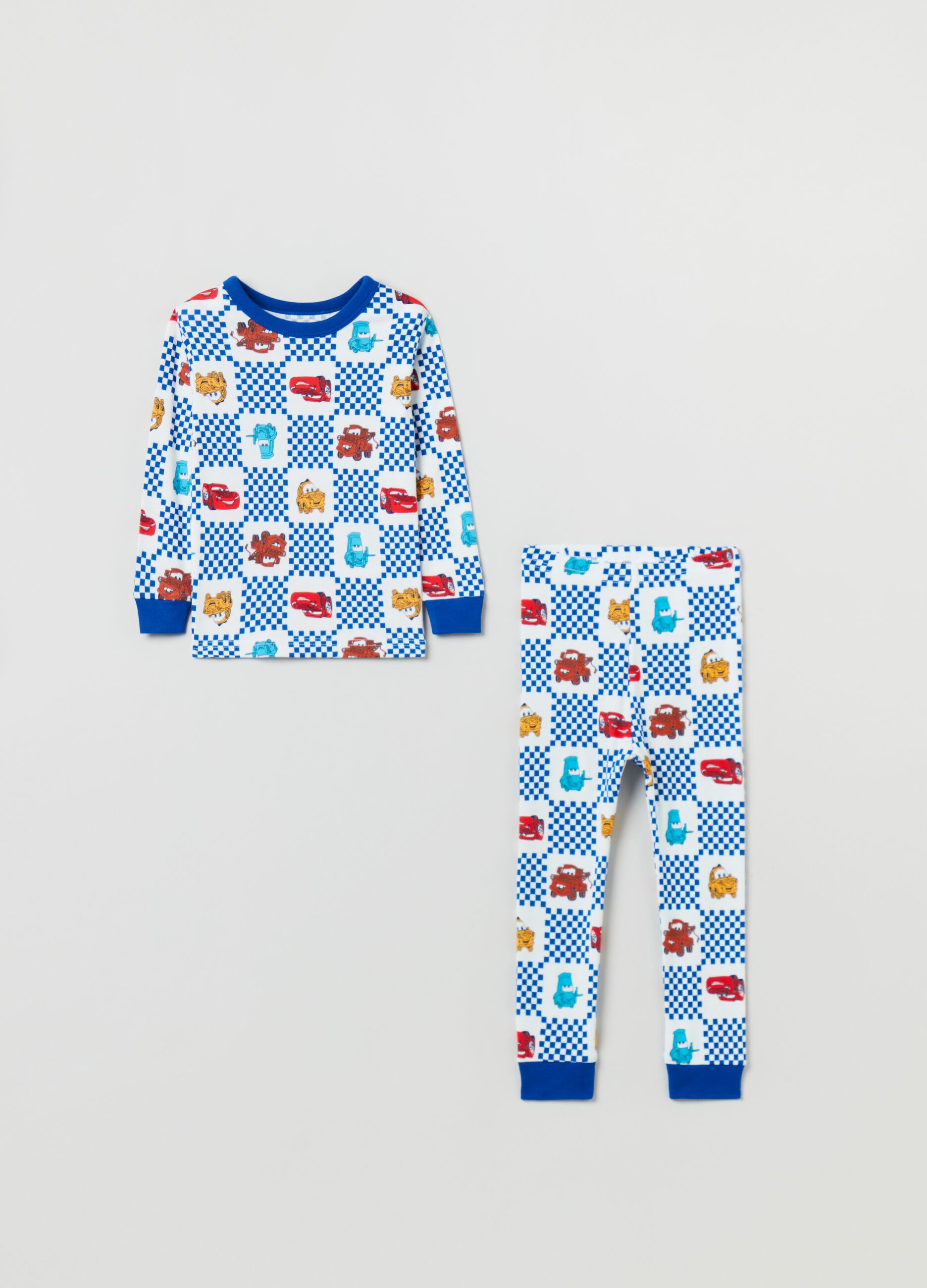 Cotton pyjamas with Disney Cars print