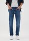 Skinny fit blue denim jeans_1