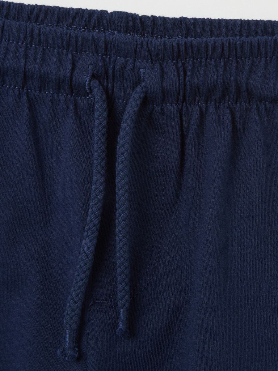 Green and blue jogging set with crocodile print_3