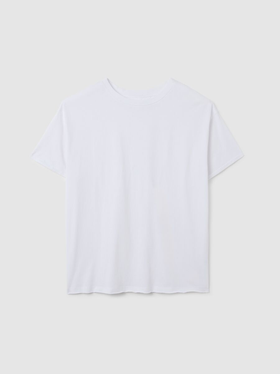 White Cotton Sports T-shirt ALTAVIA STUDIO_4