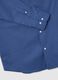 Blue Poplin Stretch Cotton Blend Shirt_5