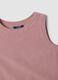 Pink top in viscose, cotton and linen blend, regular fit_5