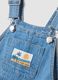 Regular fit baby blue denim cotton dungarees_3