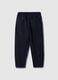 Boys' Regular Fit Blue Pure Cotton Jogger Trousers_4