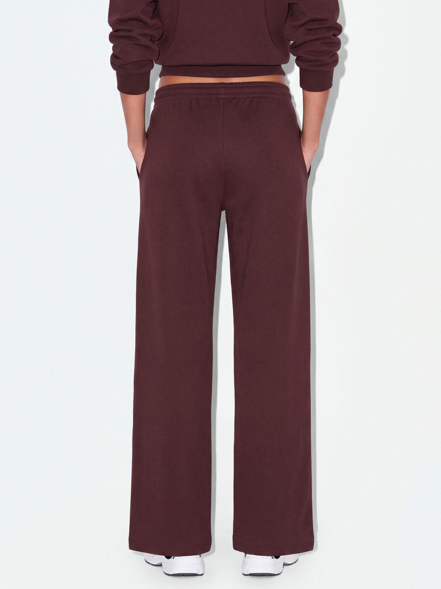 Brown cotton-blend straight-fit joggers_2