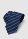 Striped Blue Tie in Pure Silk_2