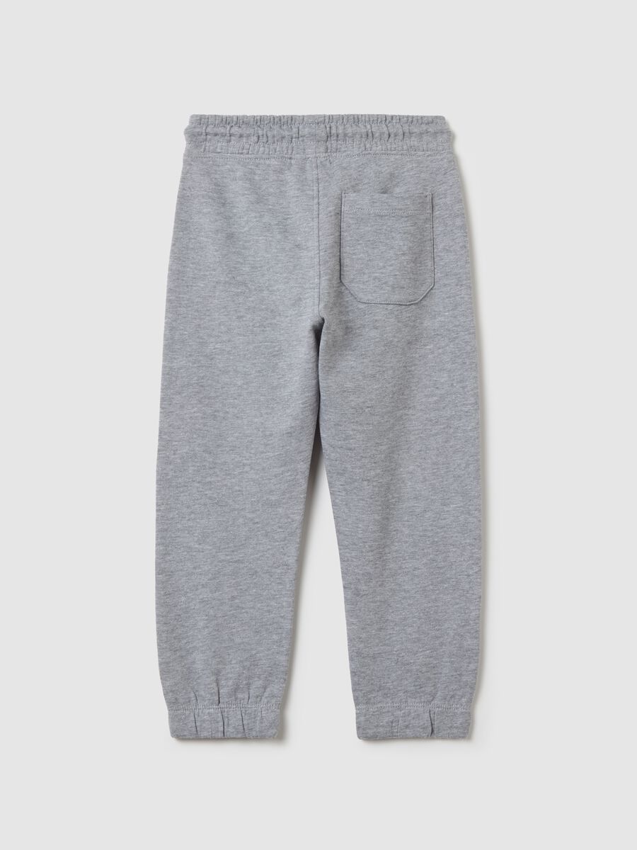 Joggers with drawstring and "New York" print_1