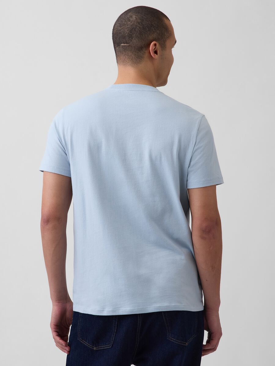 Pure cotton short-sleeve logo T-shirt_1