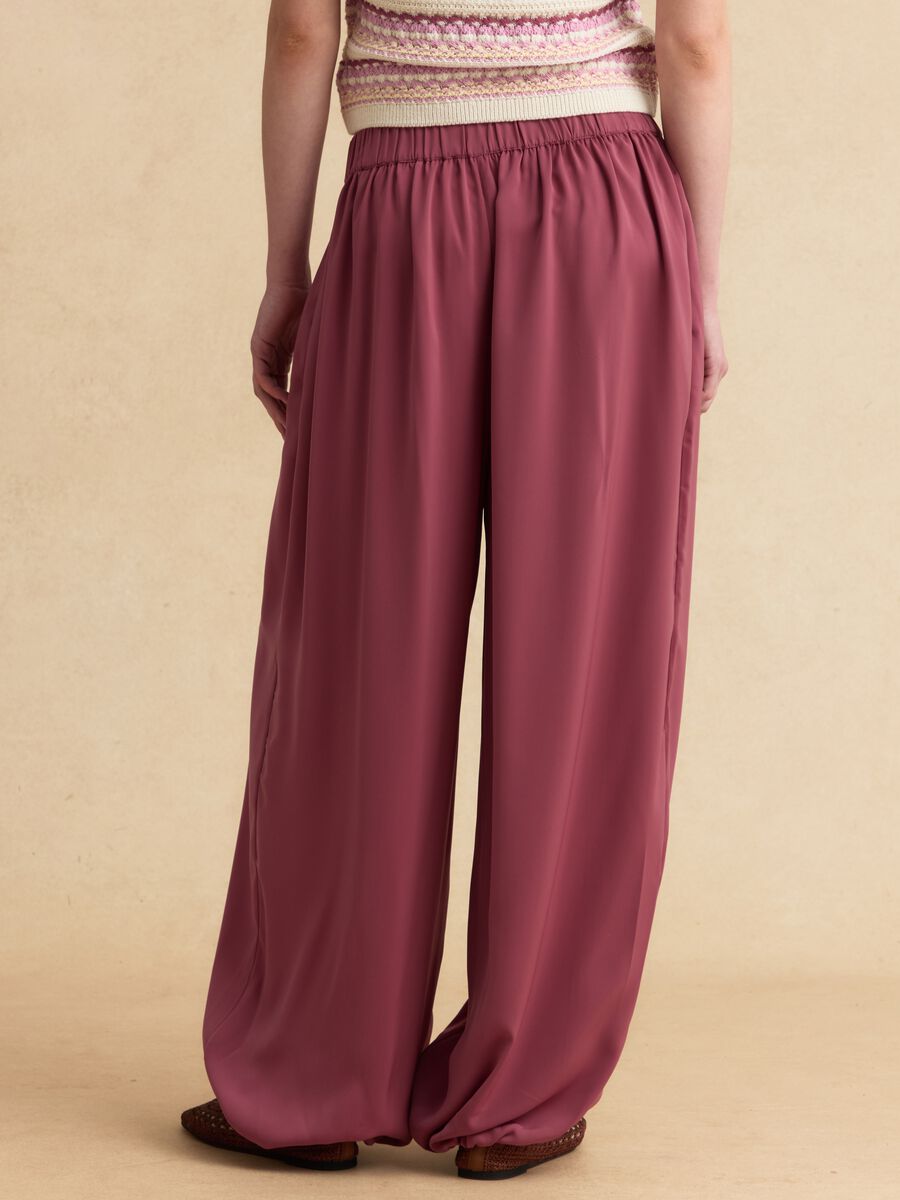 Pink relaxed-fit joggers with elasticated waist_2