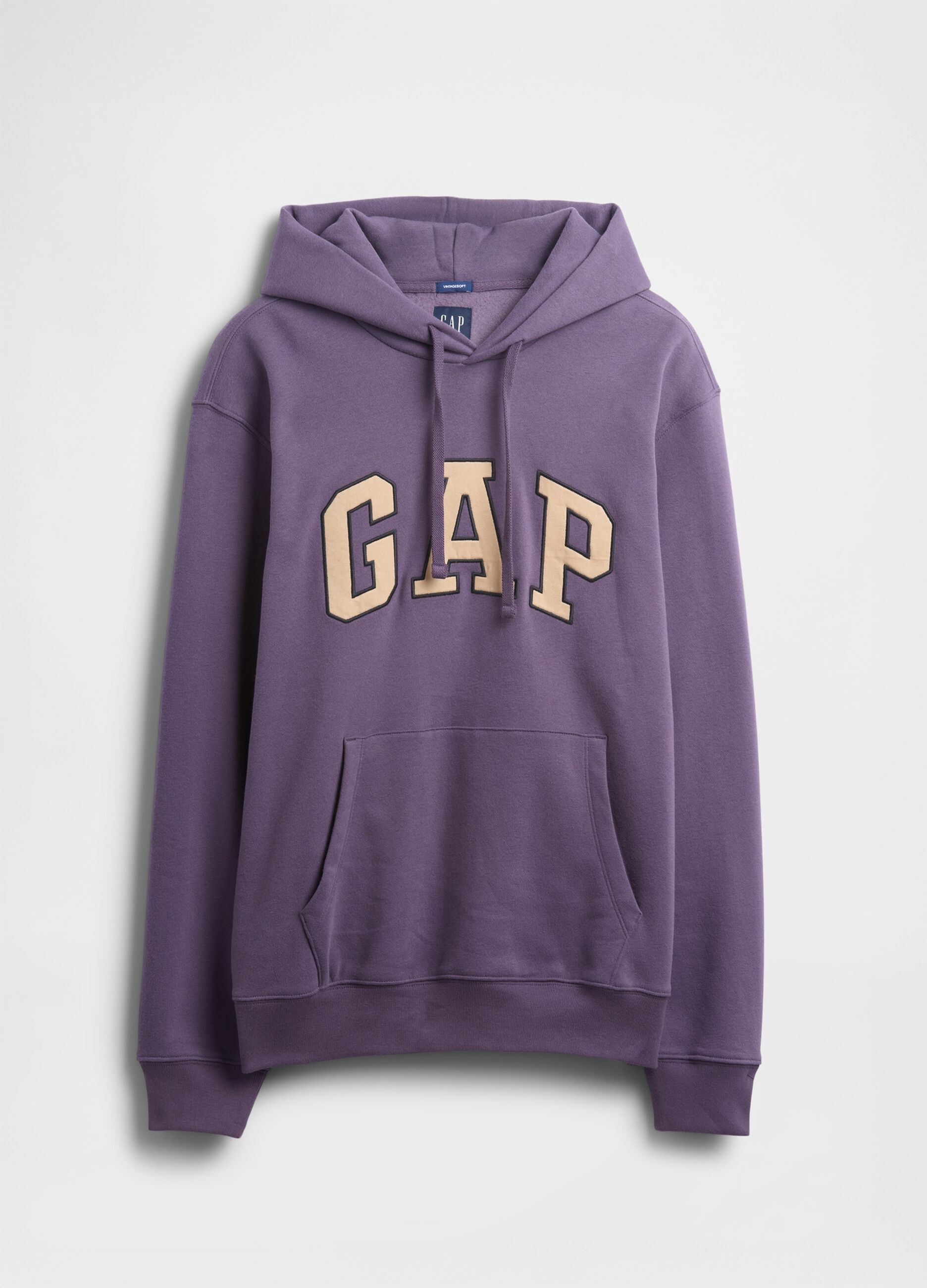 Felpa viola con cappuccio