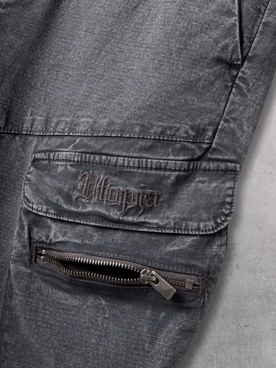 Cargo Shorts Washed Grey_6