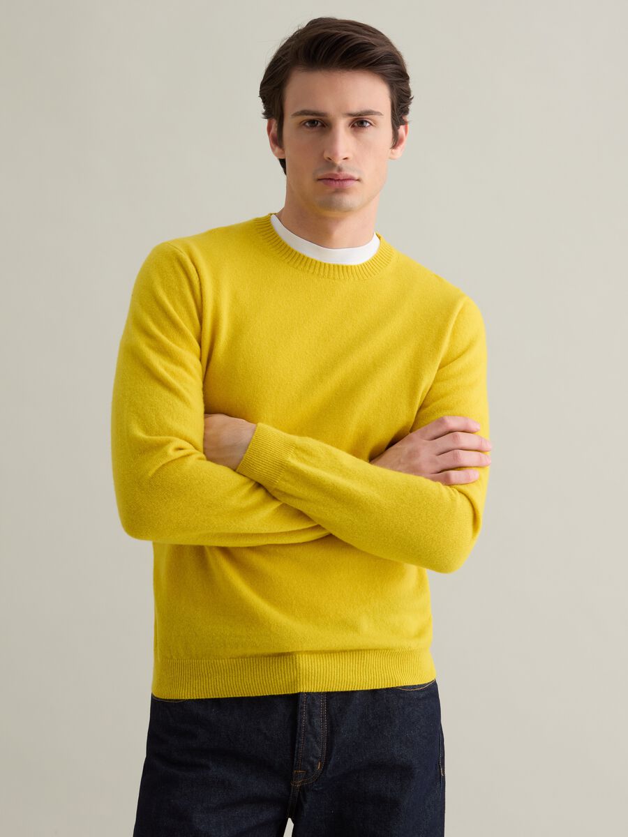 Lambswool crew-neck pullover_0