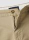 Beige stretch-cotton chino shorts, regular fit_5