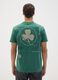 T-shirt in puro cotone verde con stampa Boston Celtics_2
