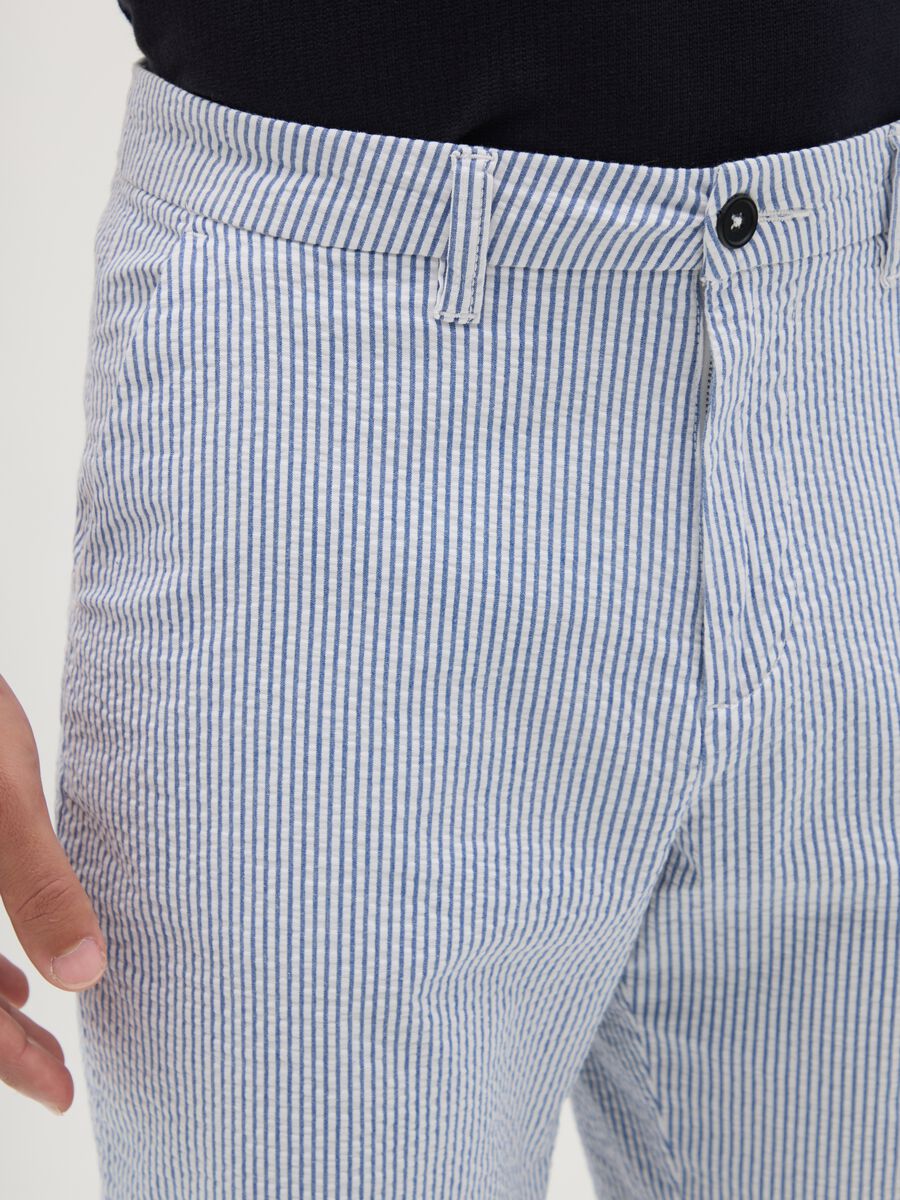 Bermuda da uomo in cotone elasticizzato multicolor regular fit_2