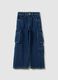 Girl's jeans in pure cotton denim regular fit_0