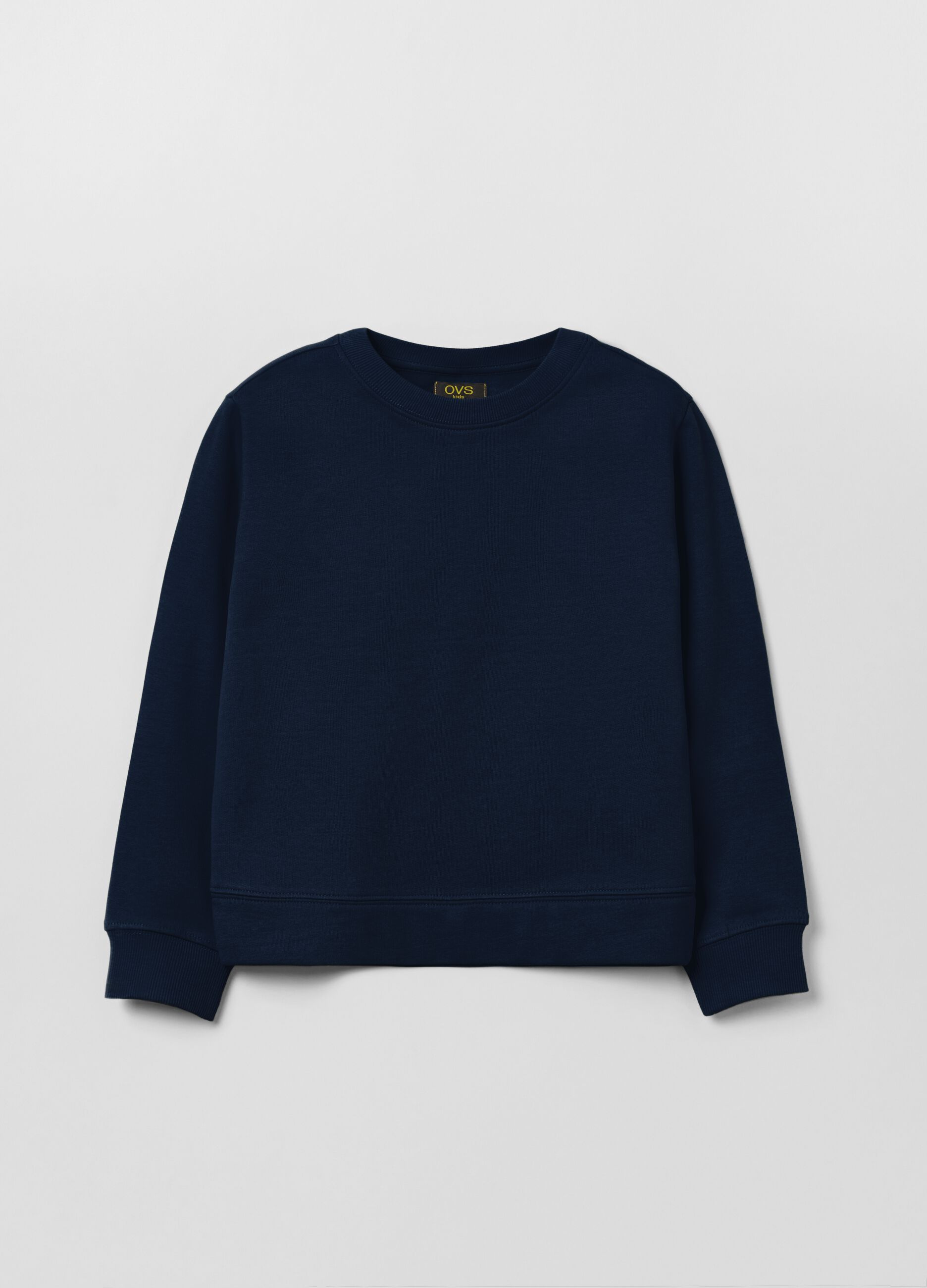 Felpa girocollo in cotone