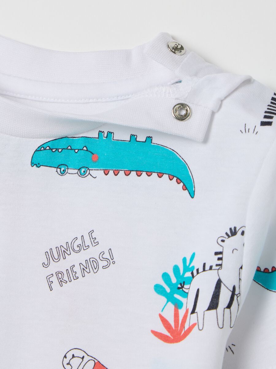 Short pyjamas with jungle print_2