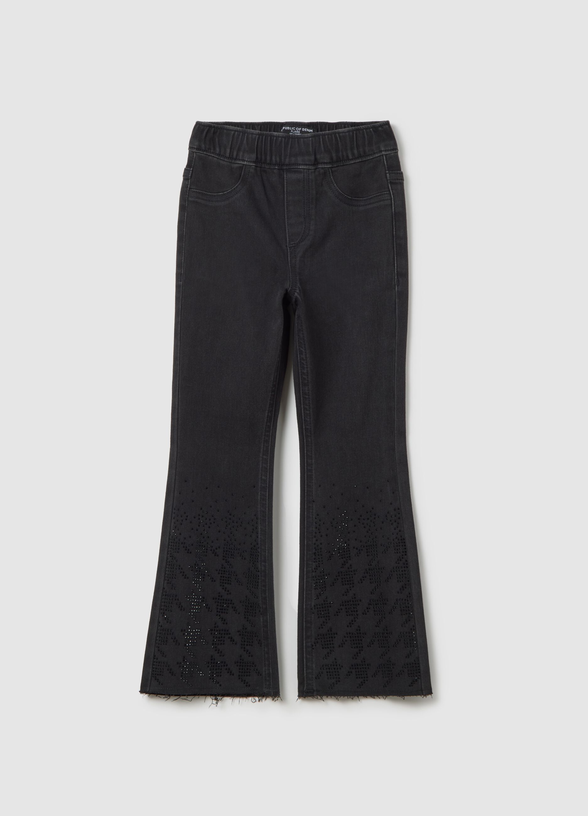 Black jeggings for girls