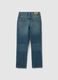 Blue regular fit pure cotton boys' jeans_4