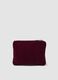 Pochette rossa con ricami di perline e zip_1