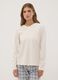 White regular-fit organic cotton checked pyjamas_1