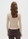 Beige fitted high-neck sweater_2