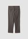 Grey regular tapered-fit stretch cotton twill chinos_2